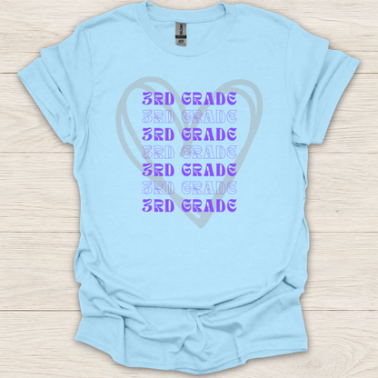 3rd Grade Hearts T-Shirt