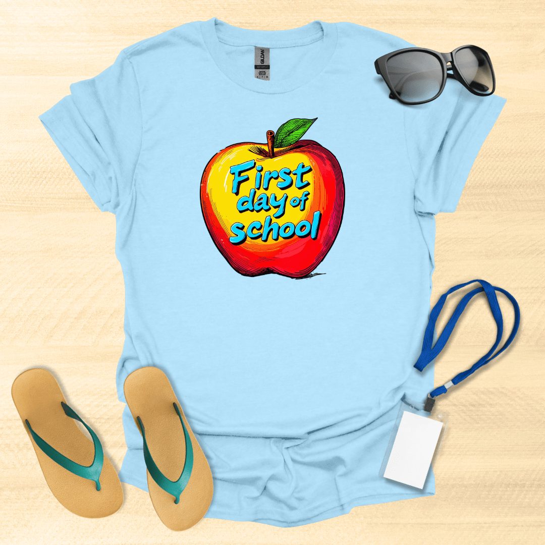 First Day of School Apple T-Shirt