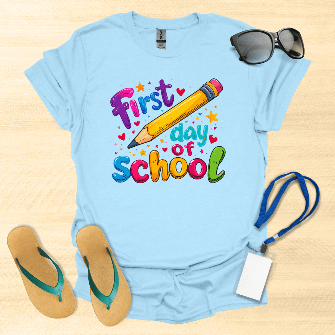 First Day of School Pencil Flare! T-Shirt