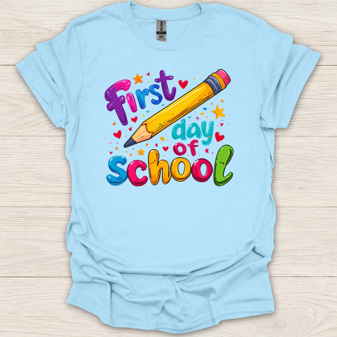 First Day of School Pencil Flare! T-Shirt