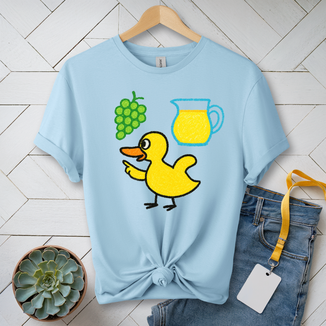 Duck Finds Grapes! T-Shirt