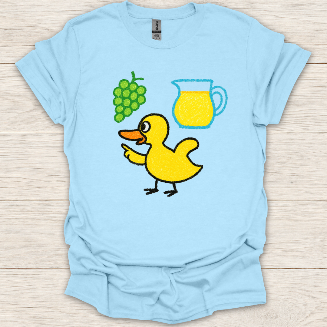 Duck Finds Grapes! T-Shirt