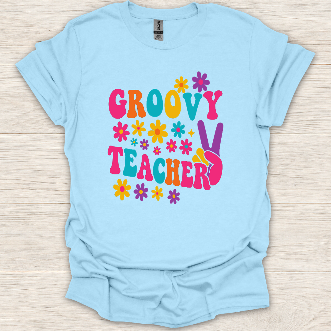 Groovy Teacher T-Shirt