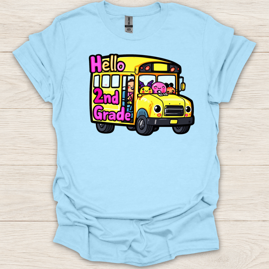 Welcome to 2nd Grade Bus T-Shirt
