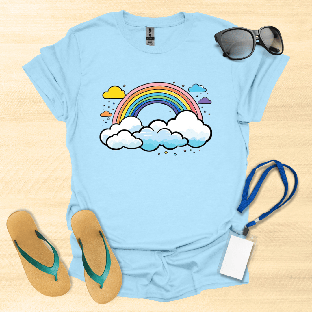 Art- Rainbow & Clouds T-Shirt