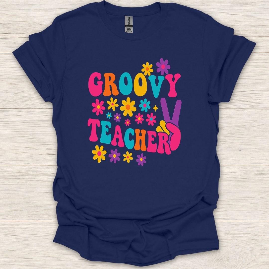 Groovy Teacher T-Shirt