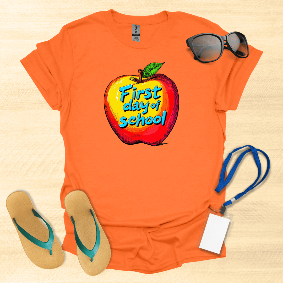 First Day of School Apple T-Shirt