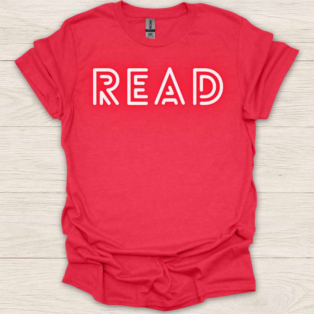 Read Neon Sign T-Shirt