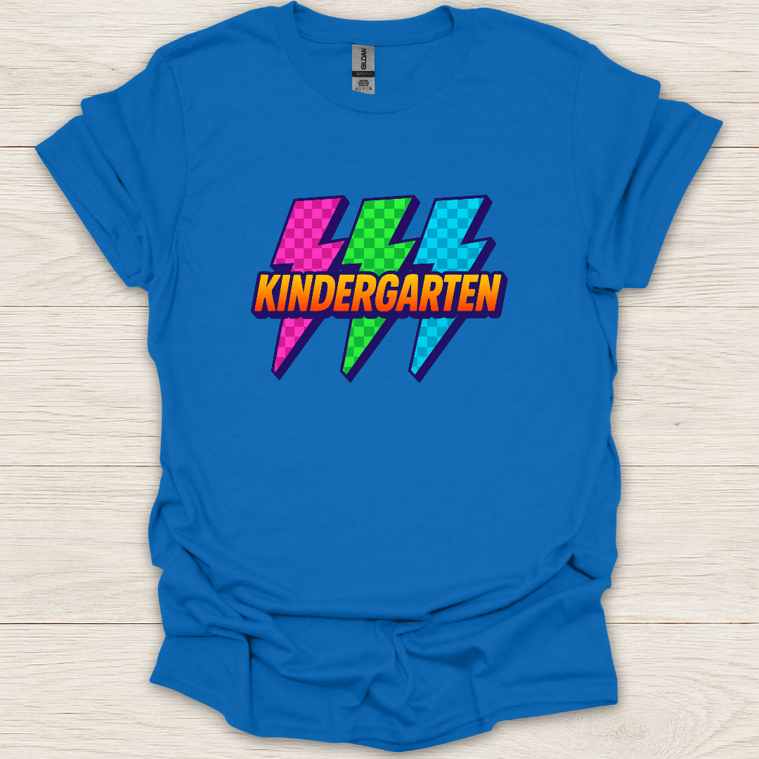 Kindergarten Pop Art Lightning T-Shirt