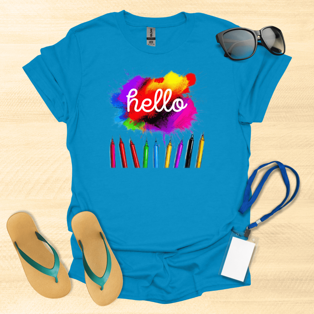 Hello Color Pencils T-Shirt