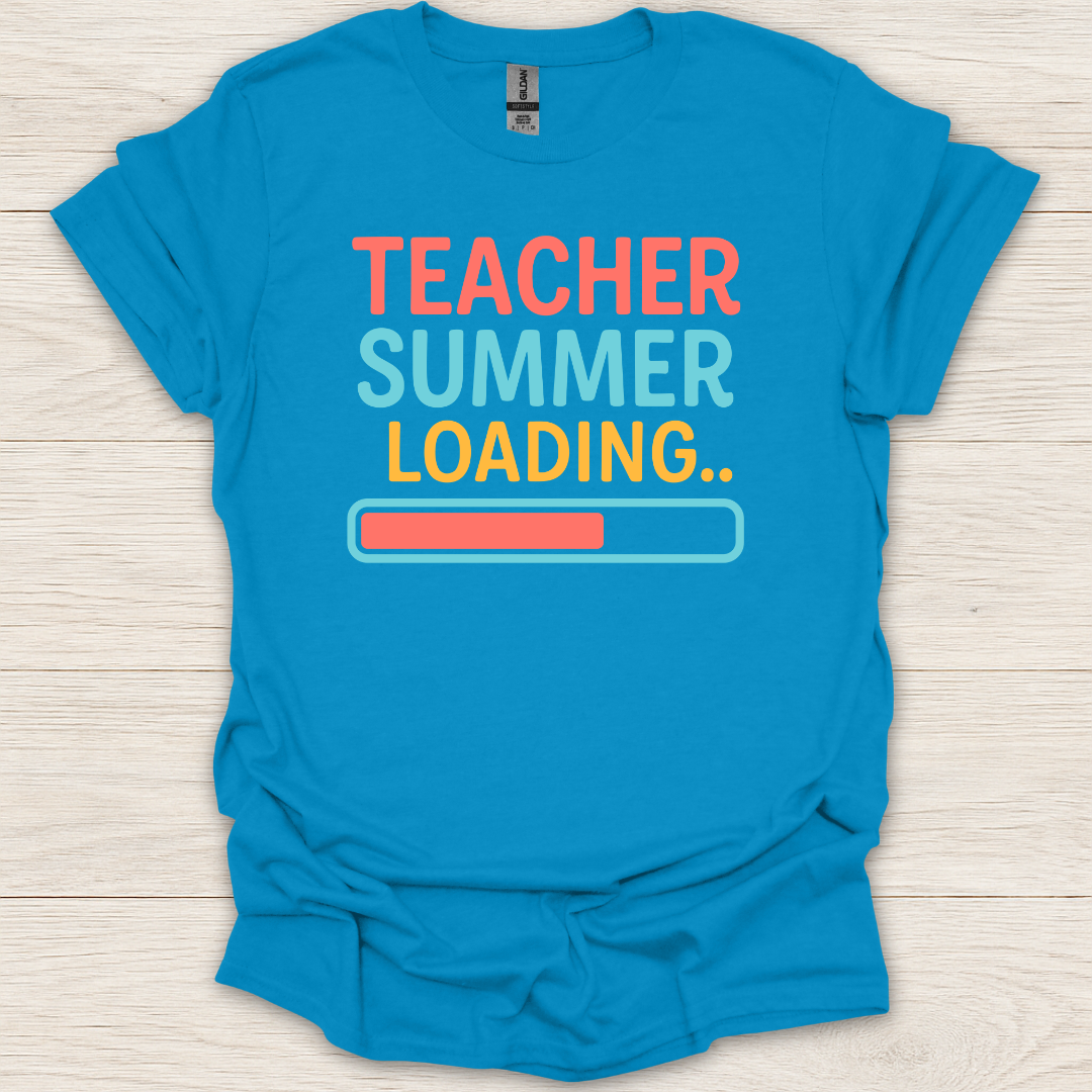 Teacher Summer Loading T-Shirt