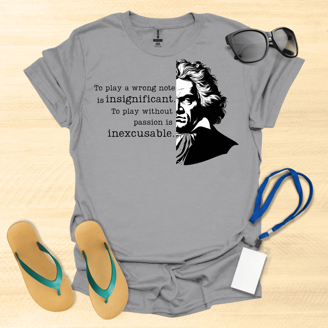 Beethoven- To Play With Passion T-Shirt