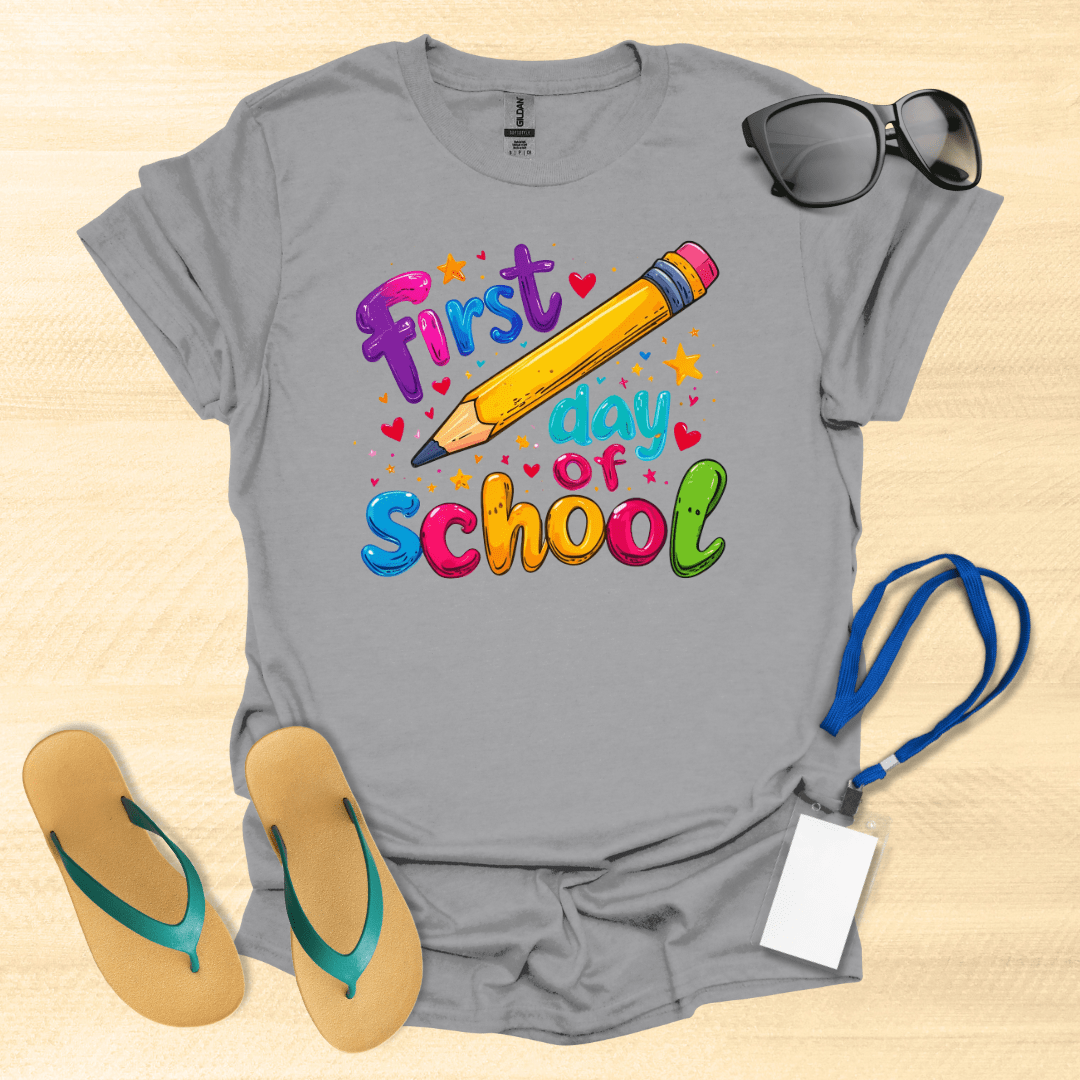 First Day of School Pencil Flare! T-Shirt