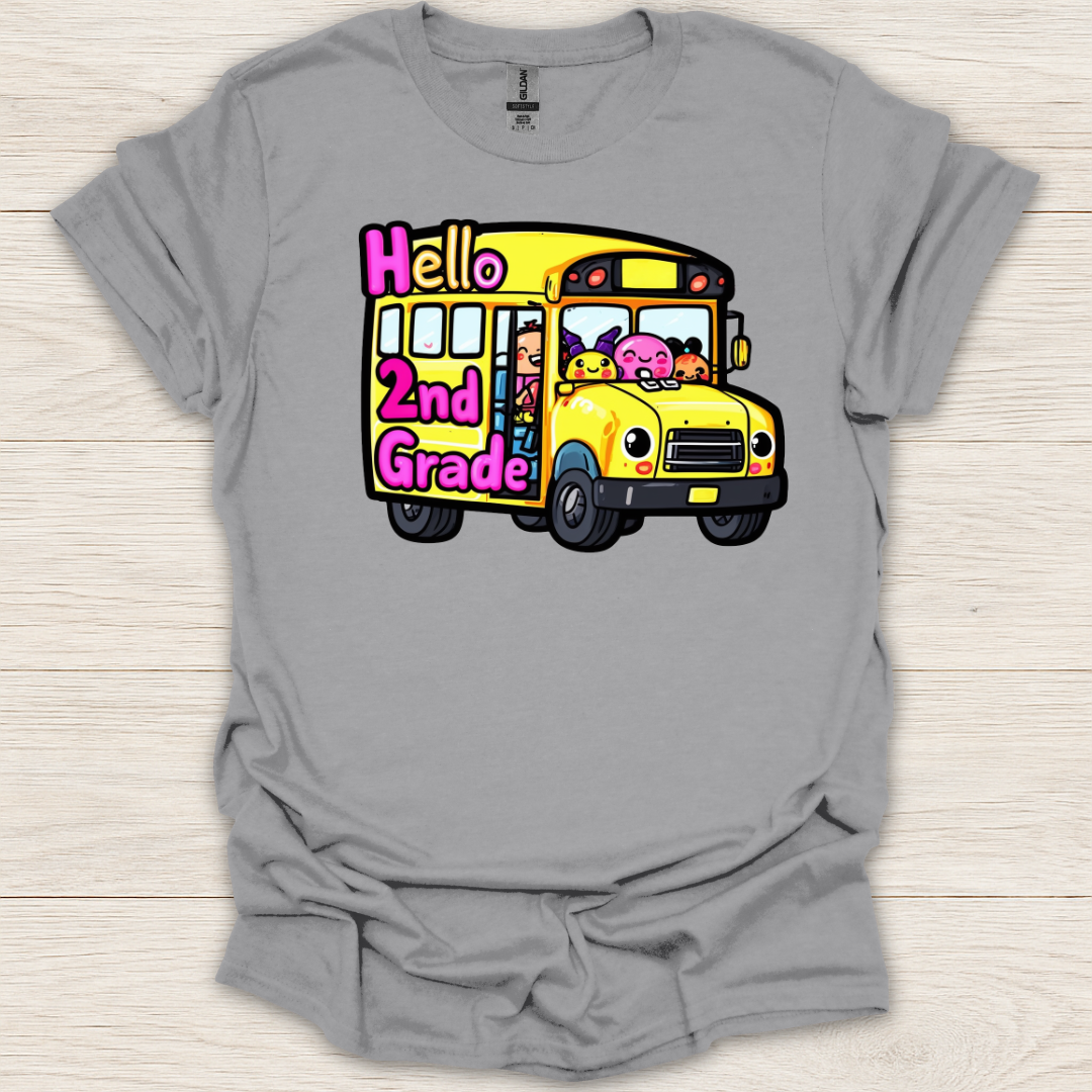 Welcome to 2nd Grade Bus T-Shirt