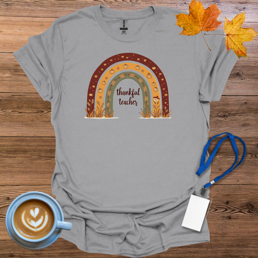 Thankful Teacher Arch T-Shirt