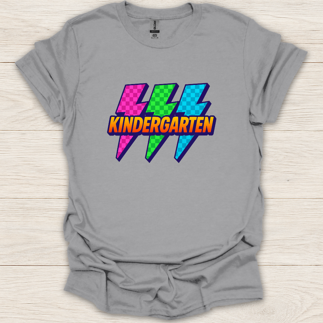 Kindergarten Pop Art Lightning T-Shirt