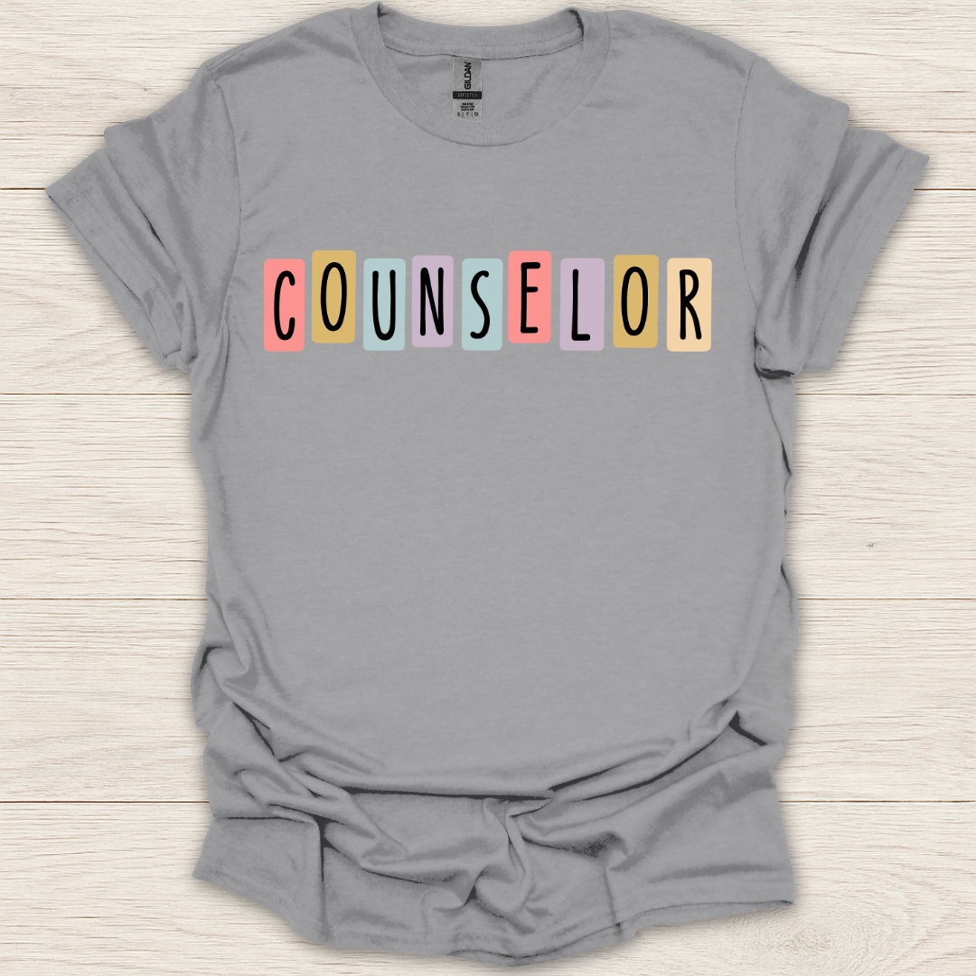 Counselor Retro Block T-Shirt