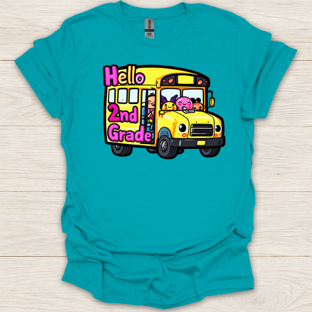 Welcome to 2nd Grade Bus T-Shirt