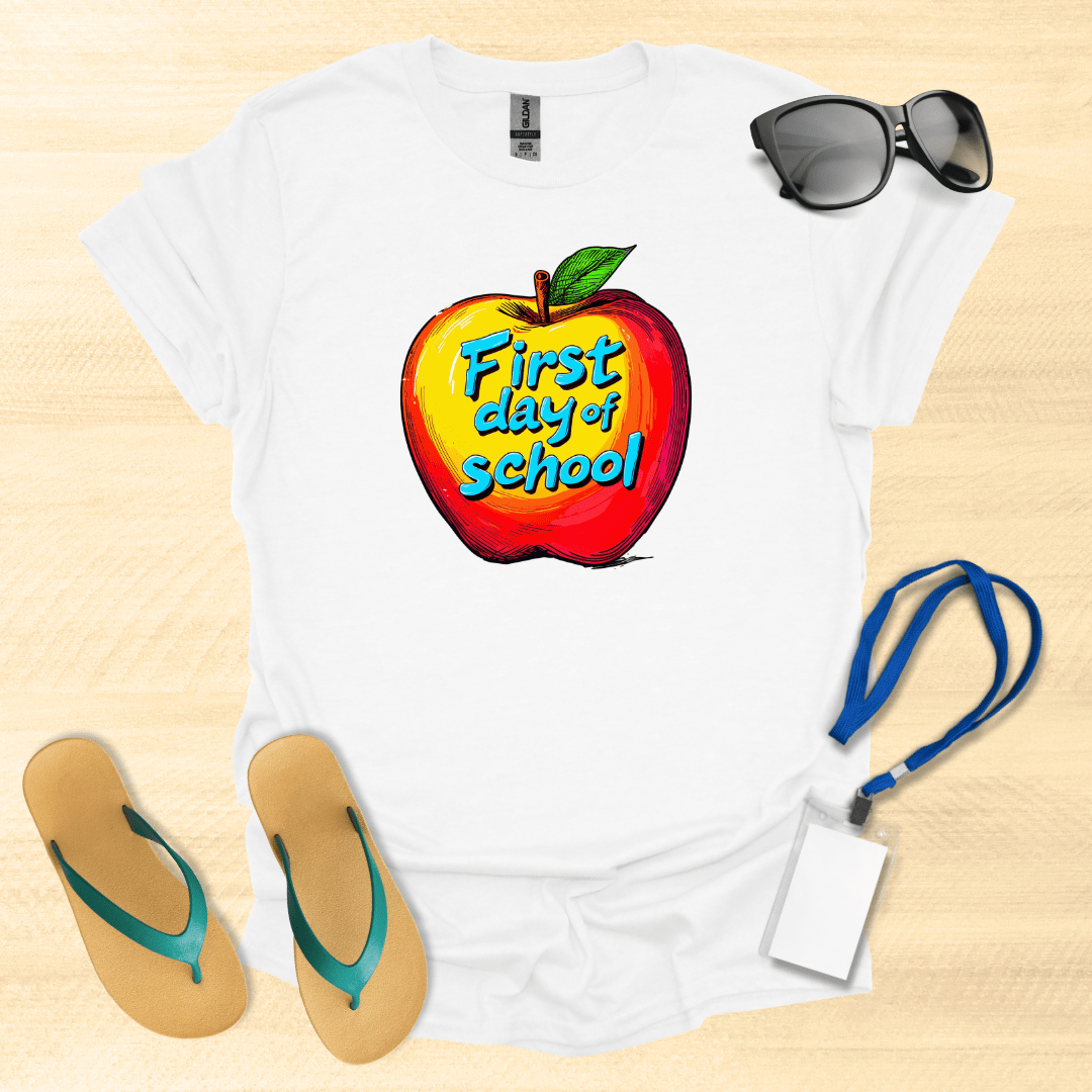 First Day of School Apple T-Shirt