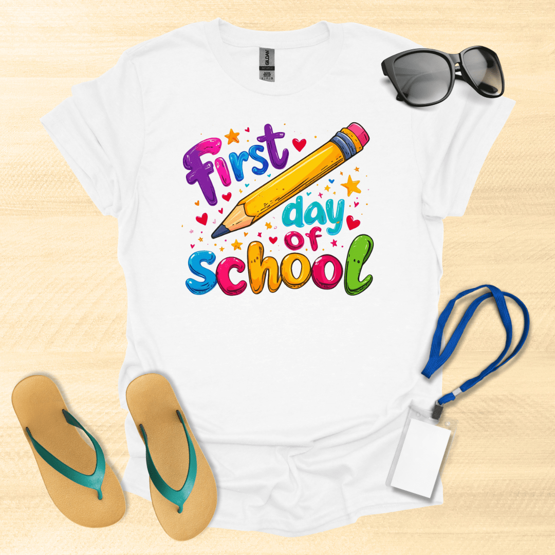 First Day of School Pencil Flare! T-Shirt