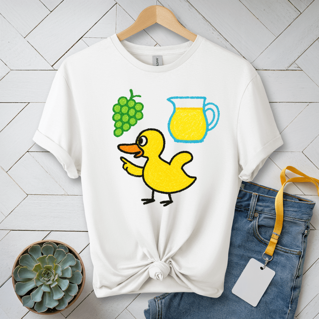 Duck Finds Grapes! T-Shirt