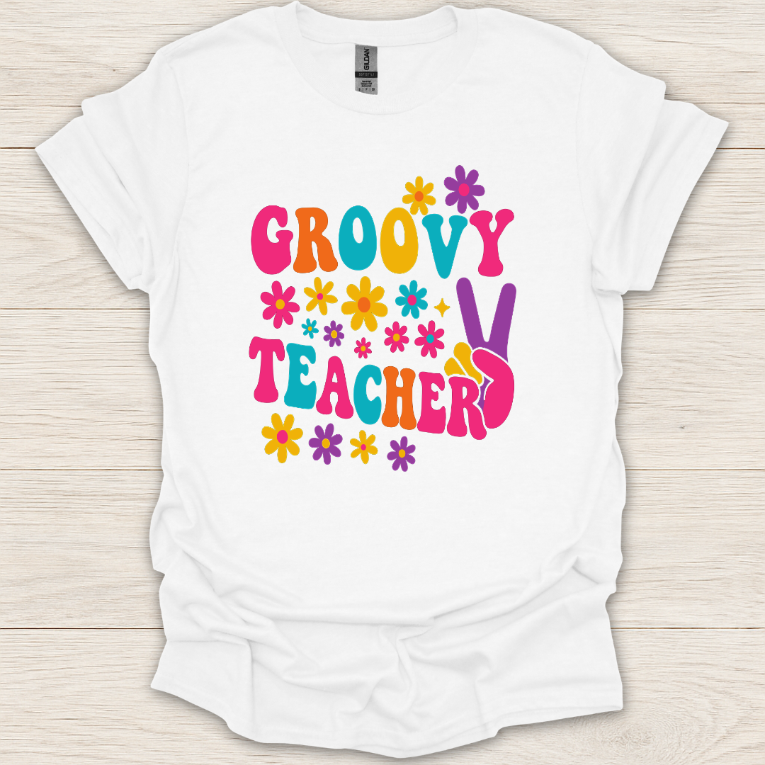 Groovy Teacher T-Shirt