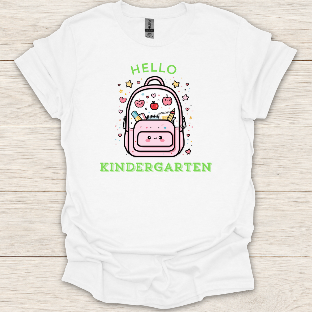 Hello Kindergarten Backpack T-Shirt