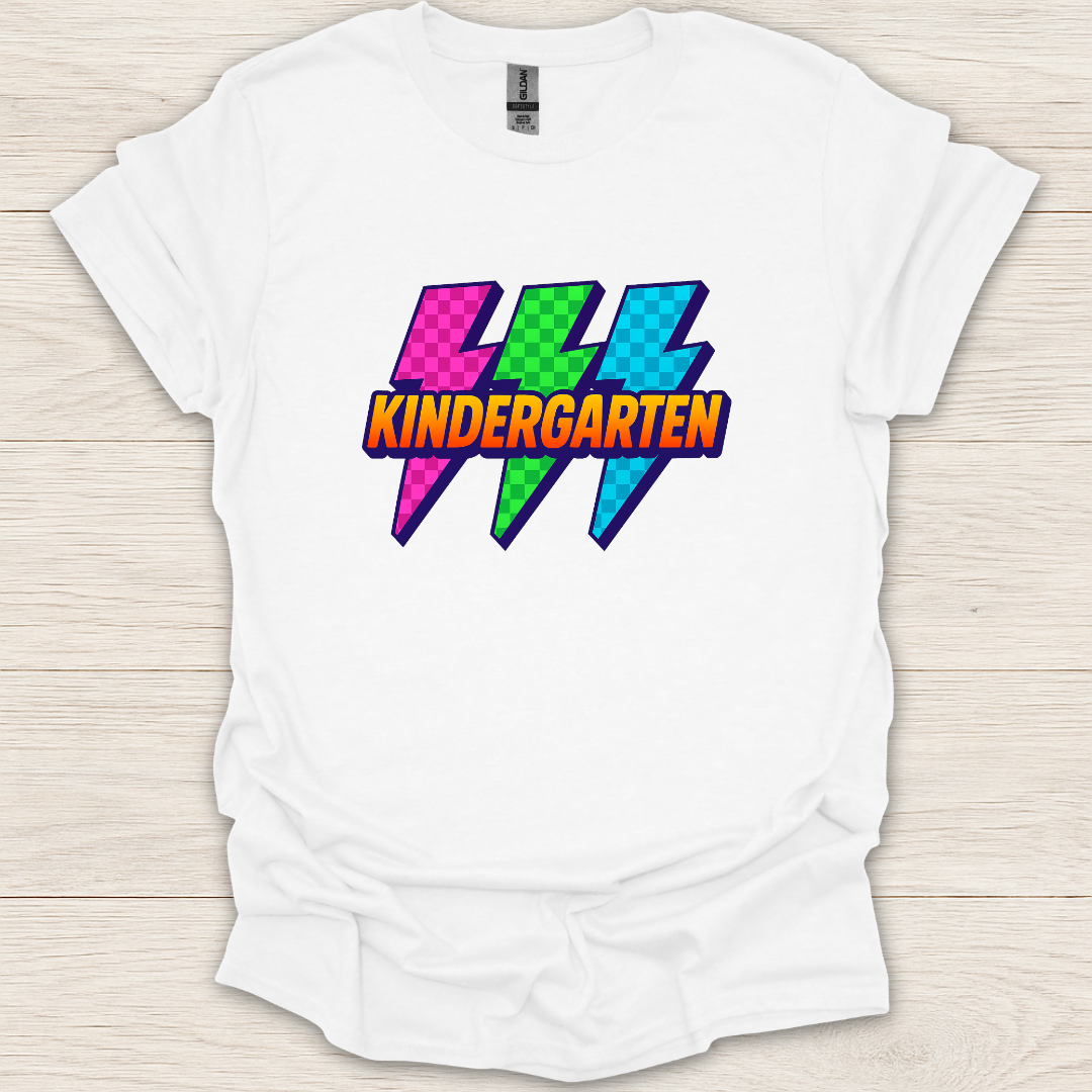 Kindergarten Pop Art Lightning T-Shirt