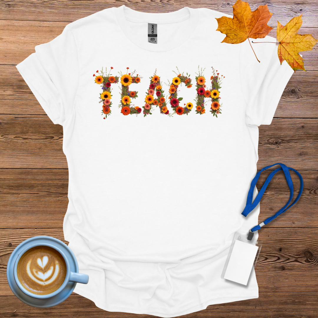 Teach Floral T-Shirt