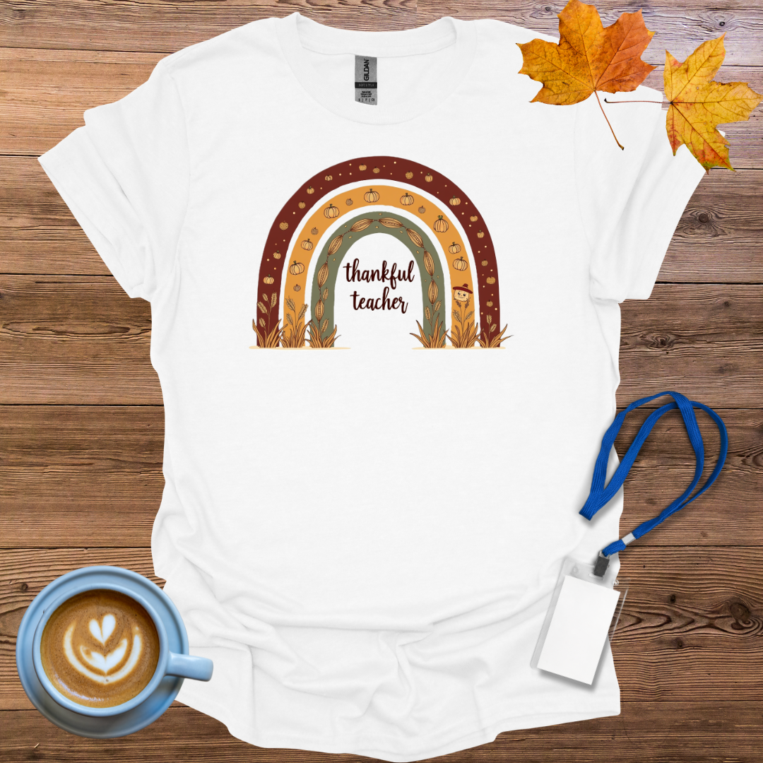 Thankful Teacher Arch T-Shirt